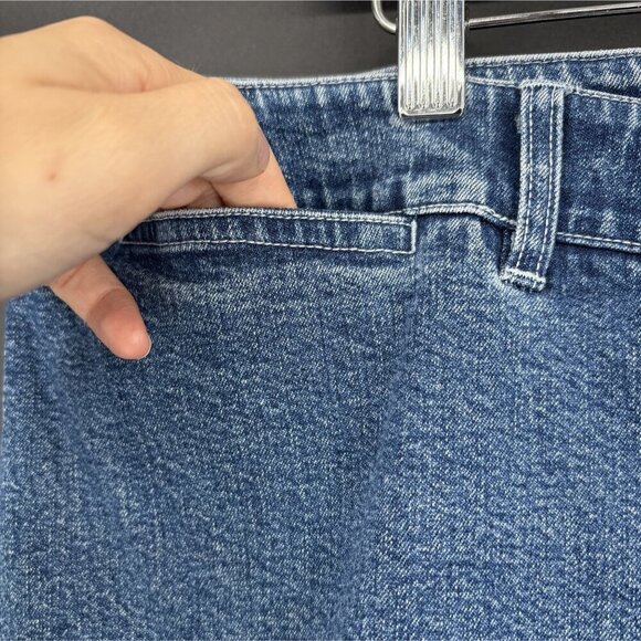 Lauren Ralph Lauren Women's Denim Straight Leg Jeans 18W Blue Med Wash - Picture 3 of 9